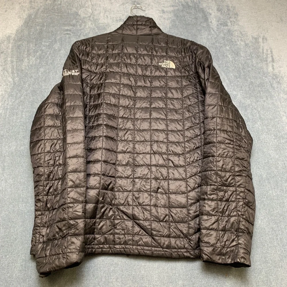 The North Face ThermoBall Eco Jacket Mens Black Insulated Lightweight Full Zip